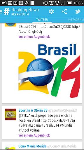 Hashtag News screenshot 1