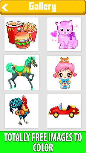 Pixly - Paint by Number,Pixel Art,Sandbox Coloring screenshot 1