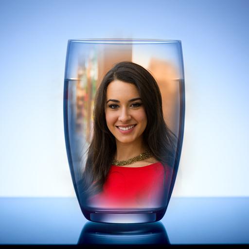 Bottle and Glass photo editor, frames app icon