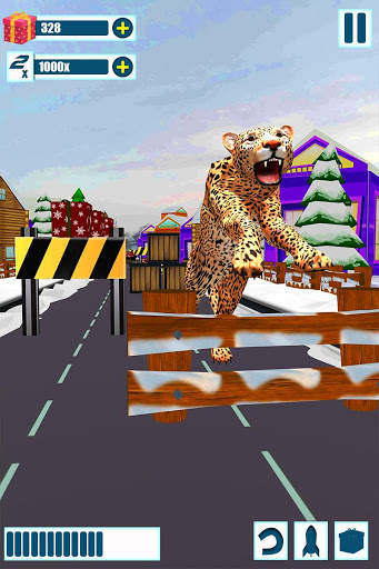Leopard Survival:Endless Cheetah rush Animal Game screenshot 4