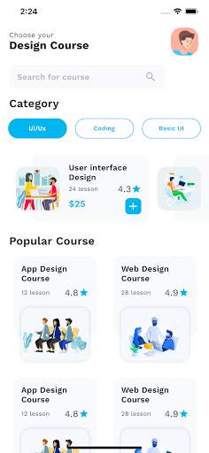 Flutter UI Templates screenshot 3