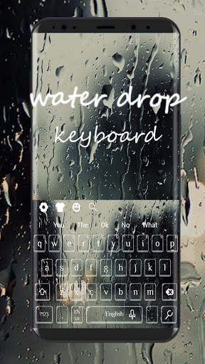 Water Drop Keyboard Theme screenshot 1