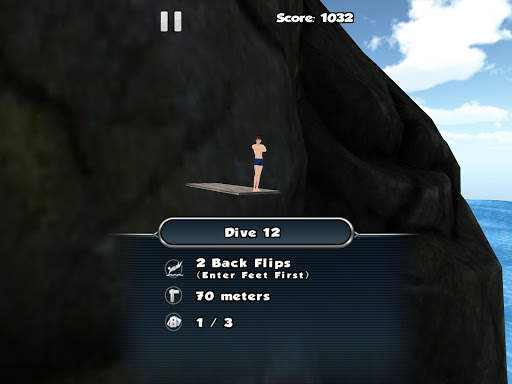 Cliff Diving 3D Free screenshot 5