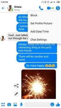 Fake chat for Messenger, fake chat conversation screenshot 2