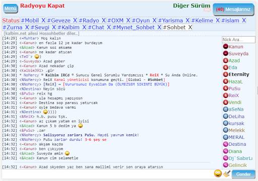 Mirc Sohbet Mobil Sohbet screenshot 4