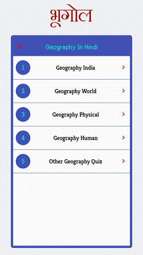 भारत एवं विश्व का भूगोल - Geography GK In Hindi screenshot 4