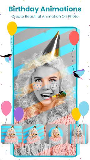 Birthday Effect Photo Video Maker with Music screenshot 2