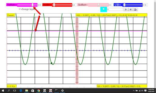 Oscilloscope Simulator screenshot 2