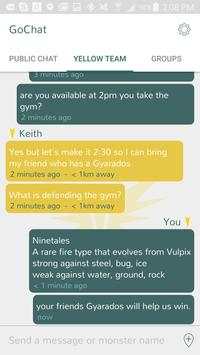 Chat for Pokemon GO - GoChat screenshot 5