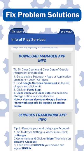 Play Services Info (Update) 2021 Fix (Errors) Help screenshot 5