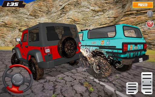 Crazy offoad Jeep Driving Games 3D-Multistory 4x4 screenshot 4