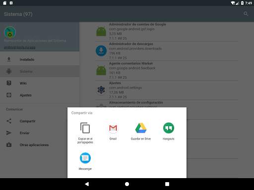 Administrador de aplicaciones del sistema screenshot 24