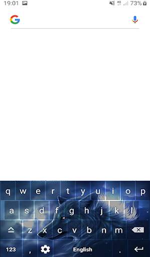 Neon Wolf Keyboard Themes screenshot 7