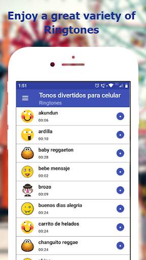 Funny Ringtones for Cell Phone screenshot 1