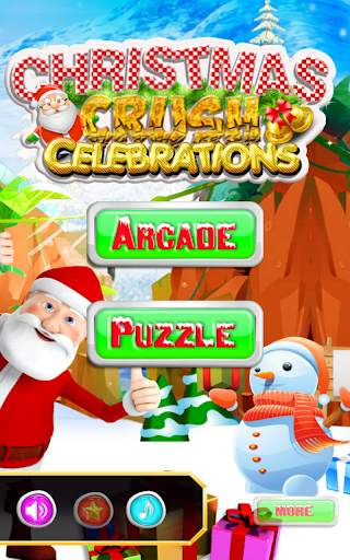 Match 3 Puzzle Christmas Games - Santa Bell Trees screenshot 1