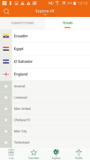 Futbol24 wyniki na żywo screenshot 6