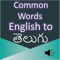 Common Words English to Telugu icon