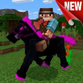 Horses mod for Minecraft PE 1.3.25
