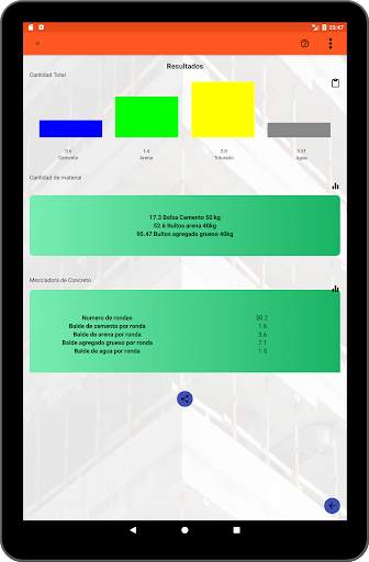 Dosificación de  Concreto Home Engineer screenshot 8
