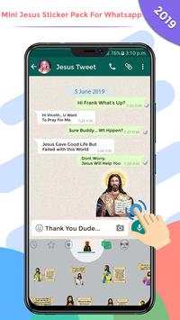 Mini Jesus Sticker Pack For Whatsapp 2019 screenshot 1