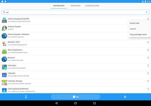 Package inspector: Device info, App info screenshot 7