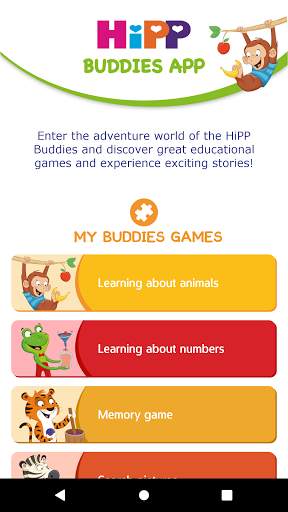 HiPP Buddies App screenshot 1