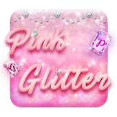 Pink Glitter Keyboard icon