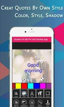 Quotes On My Pic & Picture Quotes Creator 5 تصوير الشاشة