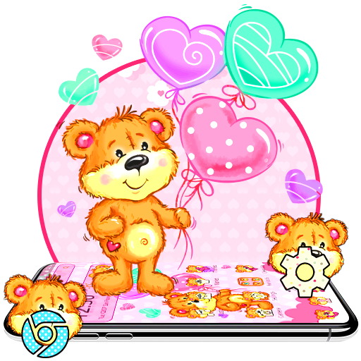 Love Balloon Teddy Bear Theme🐻 icon