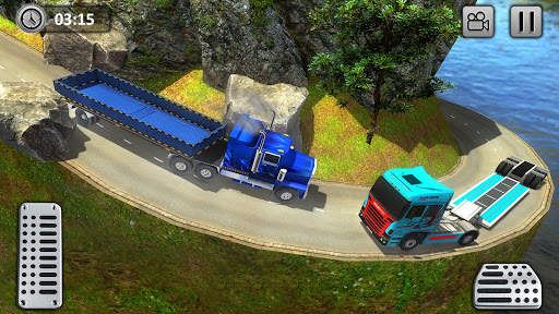 Bergauf Gold Transporter LKW fahren screenshot 18