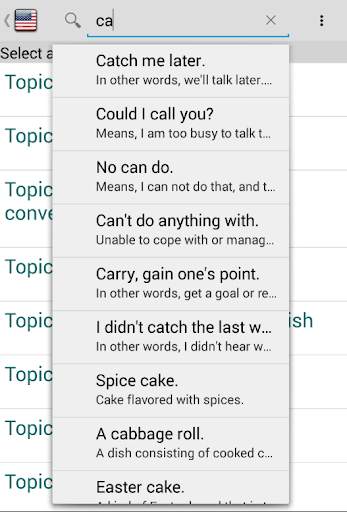 अंग्रेजी Offline Audio Topics screenshot 6