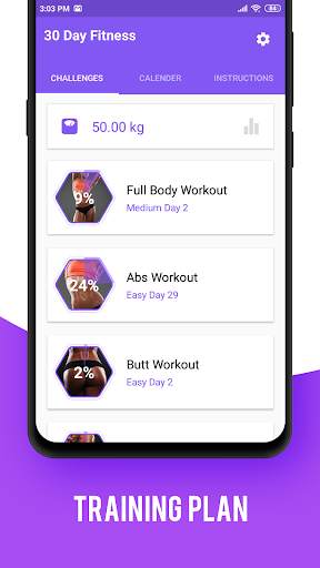 Women 30 Days Fitness Challenge screenshot 2