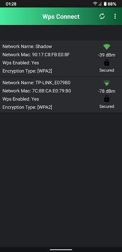 WPS WiFi WPA Connect screenshot 1