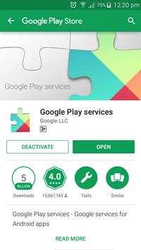 Update Play Store & Google Play Services Info screenshot 2