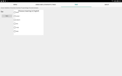 Greek and Latin roots finder screenshot 12