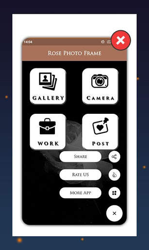 Rose Photo Frame 3 تصوير الشاشة