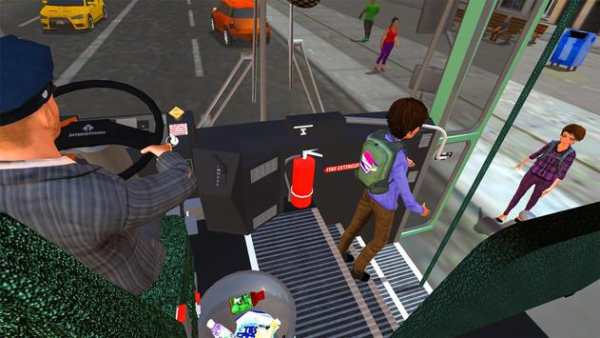 Modren School Bus Up Hill Driving:Summer Trip screenshot 2