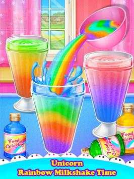 Unicorn Food - Rainbow Ice Cream Milkshake screenshot 2