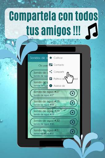 Sonidos de Agua, tonos y ringtones gratis screenshot 5