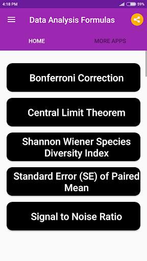 Data Analysis Formulas screenshot 2
