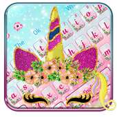 Glitter Unicorn Keyboard logo