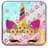 Glitter Unicorn Keyboard 10001002