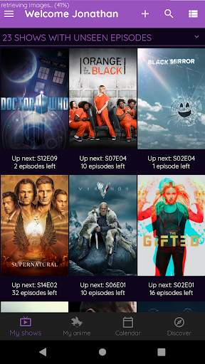TV Series & Anime Tracker - Simkl client screenshot 1