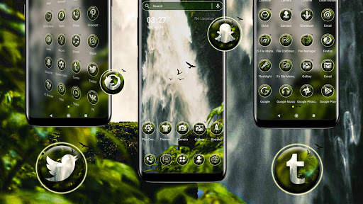 Waterfall Launcher Theme screenshot 2