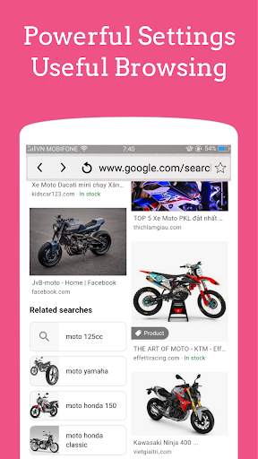 ব্রাউজার মিনি: হালকা এবং দ্রুত - গতি ব্রাউজার 4 জি screenshot 6