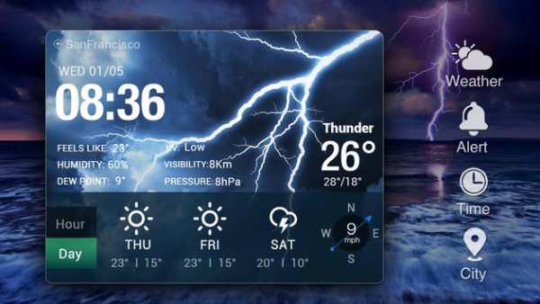 Weather clock widget free screenshot 6