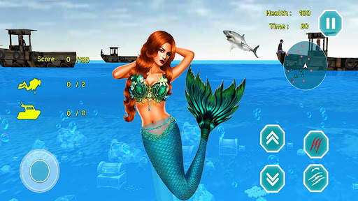 Simulator putri duyung 3d sim: Game rahasia Arena screenshot 4