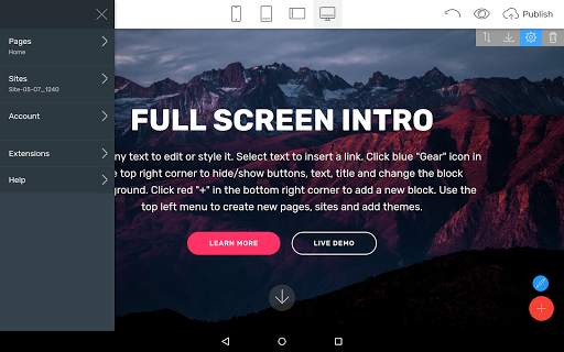 Mobirise Website Builder screenshot 10