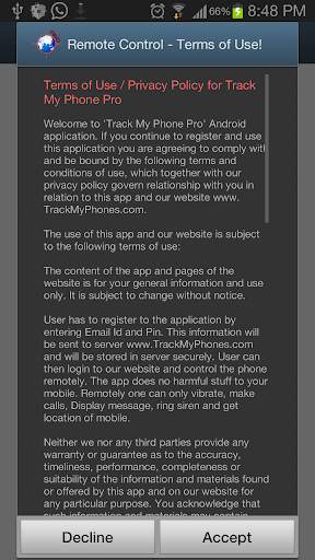 Control/Track My Phone Remotely screenshot 7
