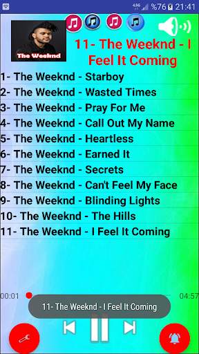 The Weeknd Listen - High Quality Songs -  Offline. screenshot 2